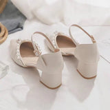 Sandals Women's Net Red Explosion High-End Fairy Wind Coarse Heel Tip Hollow Fashion 100 With Skirt Single