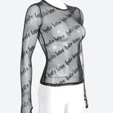 Love Hate Sheer Mesh