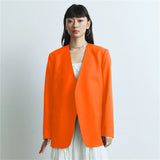 Suit Spring And Autumn New Cushion Shoulder Leisure Fashion Temperament Slim Thin Professional Gray Small Suit
