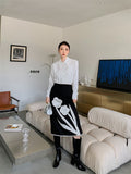 Pleat Designer Oversized Button Up Shirt Fall 2021 Womens Fashion Long Sleeve Collared White Shirt Pink Black