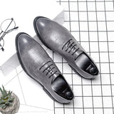 Zingj Men's Shoes Large Size British Formal Shoes 45 46 Men's Shoes