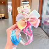 Sweet Colorful Hairpin Lovely Children Girls Hairclip Kids Cute Barrette Cartoon Extension Braider Rainbow Hair