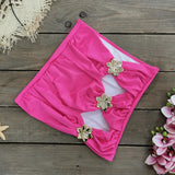 Solid-Colored Swimsuit Women's 2025 New Short Dress Two Sets Of Hollow Breast Swimsuit