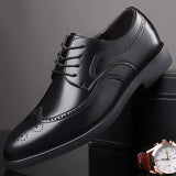 Zingj Men's Shoes Four Seasons New Soft Sole Versatile Leather Face Casual Sports Shoes Wear-Resistant Business Breathable Men's Fashion Shoes Leather Shoes