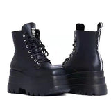 New Large-Size Thick-Bottomed With Short Boots Women's Round-Headed Pine Cake Fashion Martin