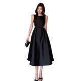 Sleeveless Vest Dress 2025 Summer French Waist High-End Design Mid-Long