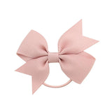 Grosgrain Ribbon Hair Bands Ponytail Holder Rubber Band For Baby Girls Handmade Hair Rope Scrunchie Hair