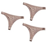 Ice Silk Thong Panties Sexy Women Underwear Female G-string Panties Solid Briefs For Ladies Low Waist Seamless