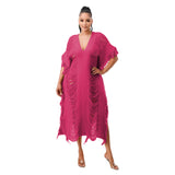 Zingj New Women's Handmade Knitted Hand-Through Tassel