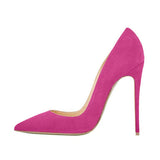 Pink Extreme High Heels 12 cm Women Pumps Pointed Toe Shallow Wedding Party Woman Shoes RM005