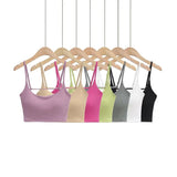 Zingj Fashion Women's Fashion New Fashion French Sweet And Spicy Leisure Sports Be Careful With Chest Cushions Exposed Back Suspenders