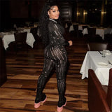 Women Elegance Combinaison Femme Body Overalls Sexy Club Party Outfits for Woman 2022 One Piece Birthday