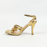Golden Tie High Heels Women's New Summer Word With Fine Temperament Lady
