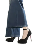 High-Heeled Shoes Design Niche Professional Single Shoes Waterproof Platform British Style Retro 2025 Ultra-Commuting