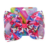inch JoJo Bows JoJo Siwa Unicorn Grosgrain Ribbon Bow For Girls Handmade Hair Clips Barrettes Headwear Hair Accessories