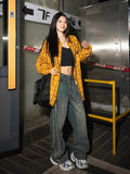 Zingj Plaid Shirt Female Spring New Dopamine Shirt Coat Loose Casual Vintage Couple