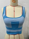 Zingj New Women's Spring And Summer Color Sexy U Collar Sling Small Vest-Outfit
