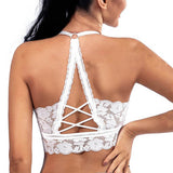 New Arrival Women Bralette Solid Color Beauty Back Lace Underwear Sexy Vest Female Add pad Wireless Bra Seamless