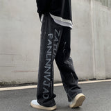 Womens Boyfriend Baggy Jeans Men White Denim Trouser Korean Streetwear Straight Casual Jean Pants Vintage Femme Fashion