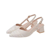 Zingj New One Line With Rear Air Heel Sandals-Outfit