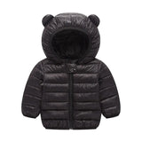 Toddler Boys Jackets Autumn Winter Long Sleeve Hooded Character Pattern Children Outerwear Coats Kids