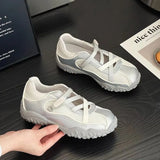De-Swear Women's New English Style Leisure Sneakers In Autumn