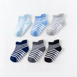 Pairs/lot 0 to 6 Yrs Cotton Children's Anti-slip Boat Socks For Boys Girl Low Cut Floor Kid Sock With Rubber Grips Four