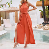 Fashion Summer Hot New Women's Fresh Air Pure Color Neck Strap