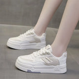 Zingj Shoes Women Fall 2024 New Niche Korean Version Hong Kong Style Casual Small White Shoes Ins Tide Student