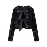 2025 New Women's Street Fashion Butterfly Squint Long-Sleeved