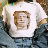 t shirt vaporwave Michelangelo women fashion new harajuku tshirt Casual korean style Graphic hip hop t-shirt