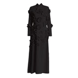Fashion Casual Style Dress Women's 2025 Spring New Lead Women's Dress Embroidery Splicing High-End