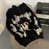 Zingj Sweatshirt Punk Goth Wing Letter Print Hoodies Streetwear Plus Size Jacket Long Sleeve Tops Aesthetic Girls Clothes 211-1-Outfit