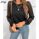 PETAL Ribbed Cutout Raglan Sleeve Top For Woman Black Casual Cutout Mock Neck Sweatshirt 2023 Spring Autumn Pullovers