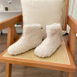 Winter New Hairy Snow Boots Women Add Velvet Add Thick Warm Cotton Shoes Wool Shoes Big Cotton Ankle Boots