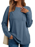 Women's Long-Sleeved Top Loose Autumn Winter De Velvet Casual Collar