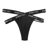 Cross Strap Women High Waist Panties Letter Waisted Thongs Cotton G-string Femme Hollow Out Lady Briefs Lingerie
