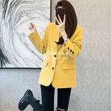 Zingj Spring And Autumn New Small Suit Jacket Female Hot Style Temperament Leisure Slim Show Thin Students Small Suit