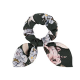 Chiffon Bowknot Elastic Hair Bands For Women Girls Solid Color Scrunchie Headband Hair Ties Ponytail Holder Hair