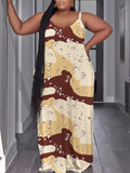 Summer Fashion Leisure Sexy Print Suspender
