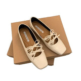 Single-Shoe Women's Spring And Autumn Net Red Explosion With Skirt Bows New Chinese Light National Shoes Mary Jane Small Leather