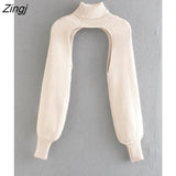 new women high street turtleneck collar knitting sweater female long sleeve casual sweaters chic pullover tops