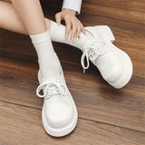 2025 New Formal Shoes Male Increased Round Head Trend Versatile British Wind Low Heel Tooling Shoes