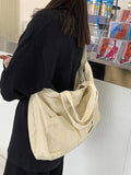 Vintage Wash Large Shoulder Bag- Outfit