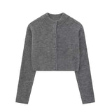 2025 New Women's Fashion Fashion Cardigan Sweater Short Coat