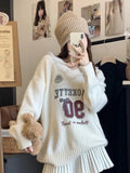 Knit Jersey Print Sweater- Outfit