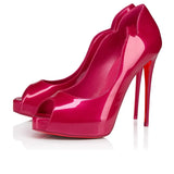 2025 Waterproof Table Single Shoes Women's Shoes Red Sole Sexy Fine High Heel Fish Mouth Shoes Large Sexy Banquet Single