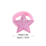 Crown Star Princess Elastic Hair Bands For Girls Boutique Hair Rope Children Hair Accessories Hair
