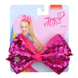 Bows Jojo Siwa Rainbow Printed Knot Ribbon Bow For Girls Handmade Boutique Hair Clip Children Hair