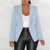 Spring Burst Women's Spring And Autumn New Solid Fashion Casual Suit Short Coat
